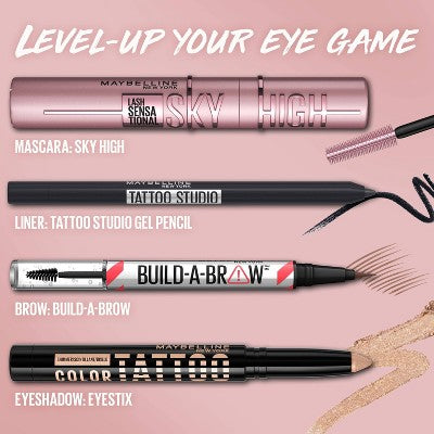 Maybelline Lash Sensational Sky High Lengthening Mascara Washable Cosmic Black 0.24 fl oz - Imperfect Box