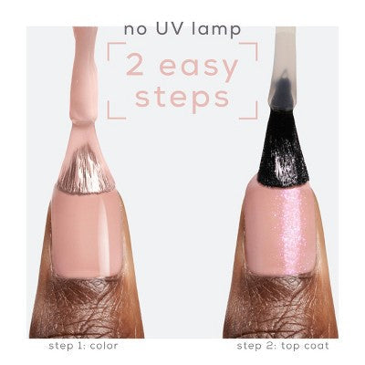 essie gel by essie Evergreen Fantasy Longwear Duo Gift Set Vegan Nail Polish Set 2pc - Imperfect Box