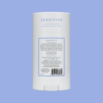 Native Sensitive Solid Deodorant Cotton & Lily  2.65oz - New