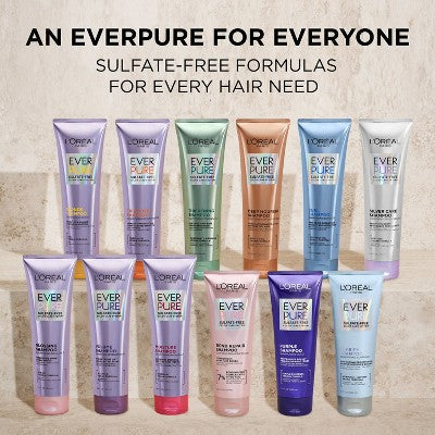 L'Oreal Paris EverPure Frizz-Defy Conditioner with Marula Oil 8.5 fl oz - Imperfect Container