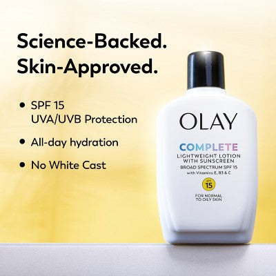 Olay Complete Lotion Moisturizer SPF 15 6 fl oz - Imperfect Box