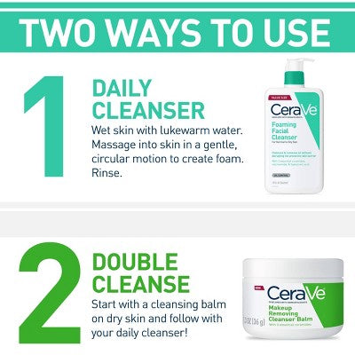 CeraVe Foaming Face Wash with Hyaluronic Acid and Niacinamide for Oily Skin 16 fl oz - Imperfect Container