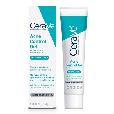 CeraVe Salicylic Acid Acne Treatment Control Gel 1.35oz - Imperfect Box