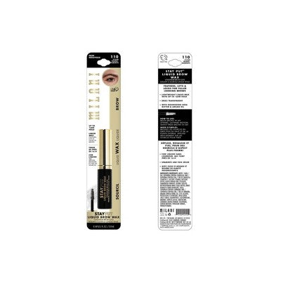 Milani Stay Put Liquid Eyebrow Enhancer Wax Clear 0.169 fl oz - Imperfect Box