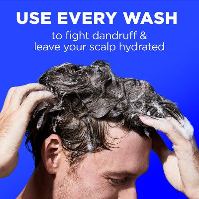 Head & Shoulders Men's 2-in-1 Shampoo and Conditioner, Anti-Dandruff Treatment, Full Thick for Daily Use, Paraben-Free 28.2 fl oz - Imperfect Container