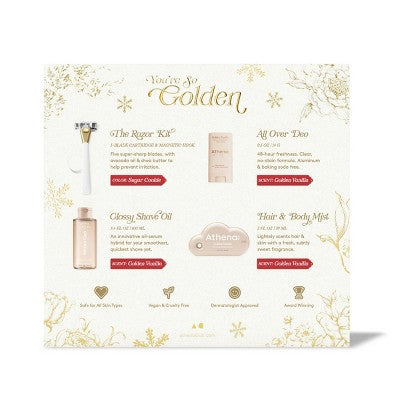 Athena Club Holiday Gift Set with New Hair & Body Mist 4ct - Imperfect Box