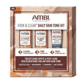 AMBI Even & Clear Daily Skin Tone Kit 3ct - Imperfect Box