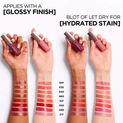 L'Oreal Paris Paradise Hyaluron Tint Lip Stain Serum 635 Worth It Medium 0.16 fl oz - New