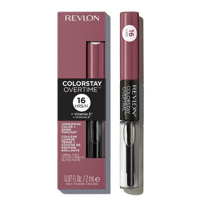 Revlon ColorStay Overtime Lipcolor Everlasting Rum 0.07 fl oz - Imperfect Box
