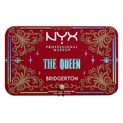 NYX Professional Makeup Bridgerton Royal Blush Buttermelt Blush Palette The Queen - Imperfect Container