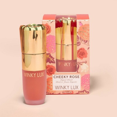 Winky Lux Cheeky Rose Liquid Blush Queen 0.21oz - New