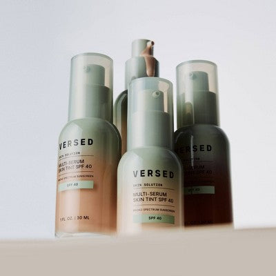 Versed Skin Solution Multi-Serum Skin Tint Foundation SPF 40 13N 1 fl oz - Imperfect Container