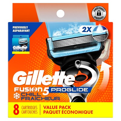 Gillette ProGlide Chill Razor Refills for Men 8 Blade Refills - Imperfect Box