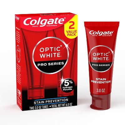 Colgate Pro Series Stain Prevention Hydrogen Peroxide Toothpaste 3oz/2pk - Missing Box