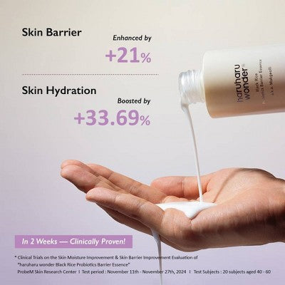 haruharu wonder Black Rice Probiotics Barrier Essence 4.05 fl oz - Imperfect Box
