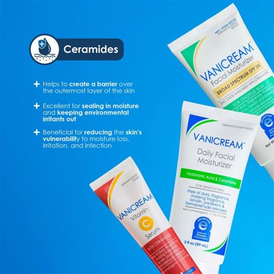 Vanicream Vitamin C Face Serum with Ceramides for Sensitive Skin 1.2 fl oz - Missing Box
