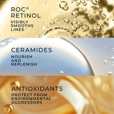 RoC Retinol Capsules Anti-Aging Night Retinol Face Serum Treatment 30ct/0.35 fl oz - Imperfect Box