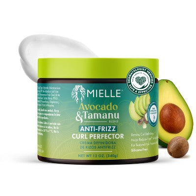 Mielle Organics Avocado & Tamanu Anti-Frizz Curl Perfector 12oz - New
