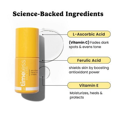 Timeless Skin Care Vitamin C and E Ferulic Acid Serum 4 fl oz - Imperfect Box