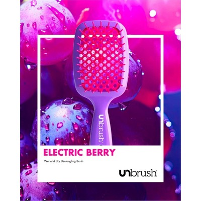 UNbrush Detangler Hair Brush Neon Purple - Imperfect Box