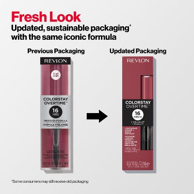 Revlon ColorStay Overtime Lipcolor Everlasting Rum 0.07 fl oz - Imperfect Box