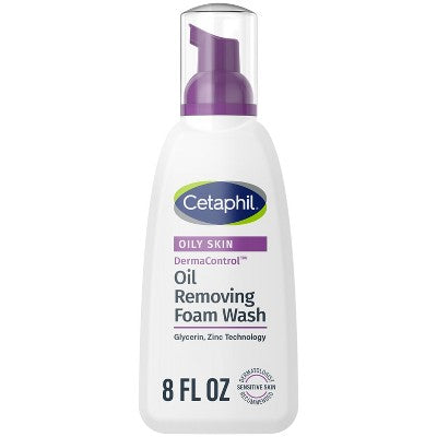 Cetaphil Pro Oil Removing Foam Face Wash Unscented 8oz - New