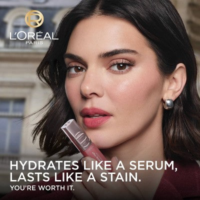 L'Oreal Paris Paradise Hyaluron Tint Lip Stain Serum 635 Worth It Medium 0.16 fl oz - New