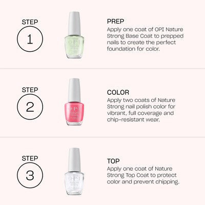 OPI Nature Strong Nail Polish Right As Rain 0.5 fl oz - New