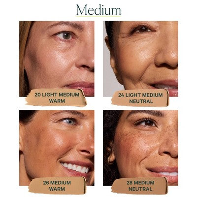 Well People Supernatural Complexion Stick Foundation + Concealer 26 Medium Warm 0.28oz - Imperfect Box