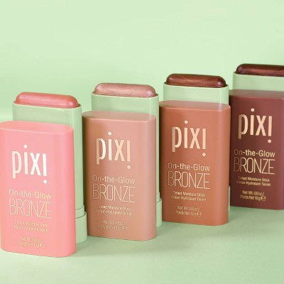 Pixi On The Glow Bronze Tinted Moisturizer Stick Bronzer Soft Glow 0.6oz - Imperfect Box