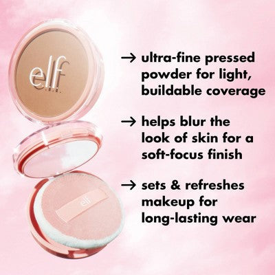 e.l.f. Halo Glow Powder Filter Foundation Tan Warm 0.35oz - Imperfect Box