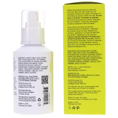 K18 Professional Molecular Repair Mist 5 oz - Imperfect Box
