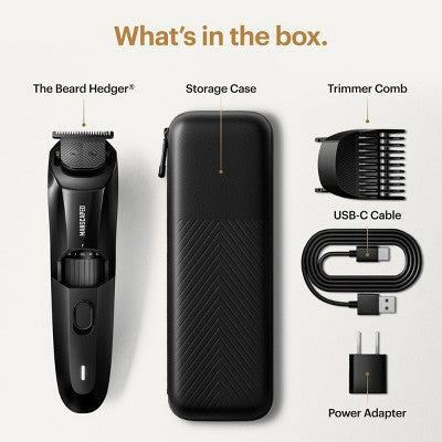 MANSCAPED The Beard Hedger SkinSafe Cordless Beard Trimmer - New