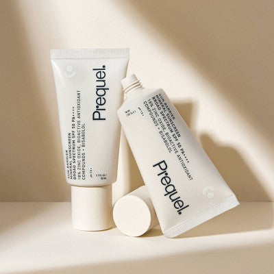 Prequel Mineral SPF 50 PA++++ Facial Treatment SPF 50 EXP 10-2026 1.7fl oz - Imperfect Box