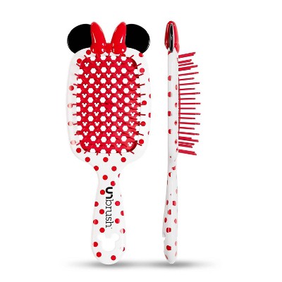 UNbrush Minnie Mouse Detangling Hair Brush White - New