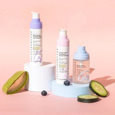Solara Suncare Go! Daily Defense Soothing Mineral Face Sunscreen SPF 30 1.7 fl oz - Imperfect Box