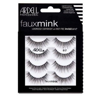 Ardell Eyelash Faux Mink 817 Black 4pc - Imperfect Box