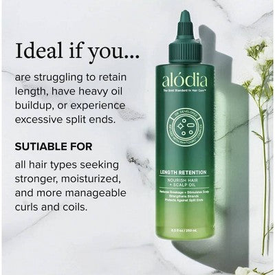 Alodia Nourish and Grow Healthy Hair and Scalp Oil 8.5 fl oz - New