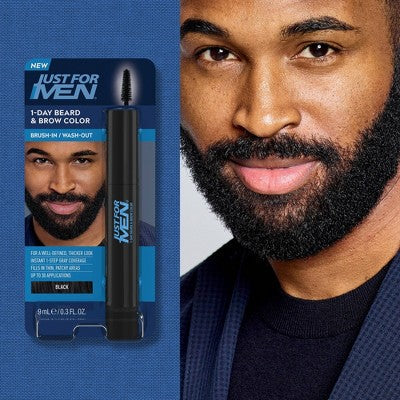 Just For Men 1-Day Beard & Brow Color Black - Missing Box