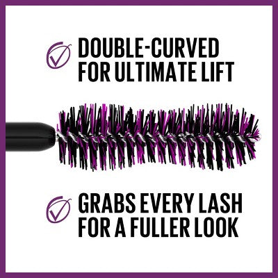 Maybelline Falsies Lash Lift Volumizing and Lengthening Mascara Blackest Black 0.32 fl oz - New