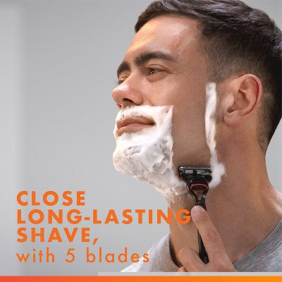 Gillette Fusion5 Value Pack Razor Handle + 5 Blade Refills - Missing Box