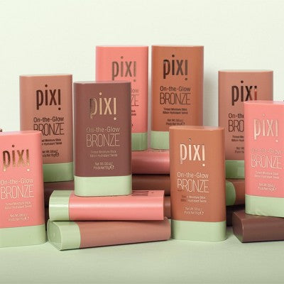 Pixi On The Glow Bronze Tinted Moisturizer Stick Bronzer Beach Glow 0.6oz - Imperfect Box
