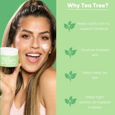 Banila Co Clean It Zero Pore Clarifying Cleansing Balm with Tea Tree 3.4oz - New