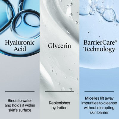 Neutrogena Hydro Boost Hydrating Facial Cleanser and Makeup Remover 16 fl oz - New
