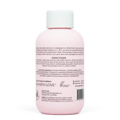 ella+mila Soy Nail Polish Remover Lavender 4 fl oz - New