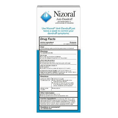 Nizoral Anti Dandruff Shampoo with 1% Ketoconazole, Clean Fresh Scent 7 fl oz - Missing Box