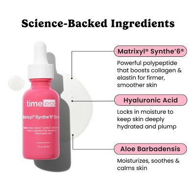 Timeless Skin Care Matrixyl Synthe6 Serum 1 fl oz - Imperfect Box