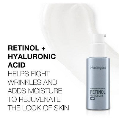Neutrogena Rapid Wrinkle Repair Retinol Night Face Moisturizer 1 fl oz - Missing Box