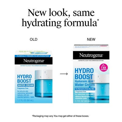Neutrogena Hydro Boost Water Face Cream for Extra-Dry and Acne-Prone Skin  0.5 fl oz - Missing Box
