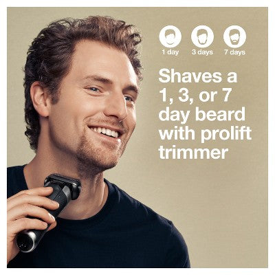 Braun Series 9-9465cc Pro Electric Foil Shaver with ProLift Beard Trimmer; Clean; Charge SmartCare Center - Imperfect Box